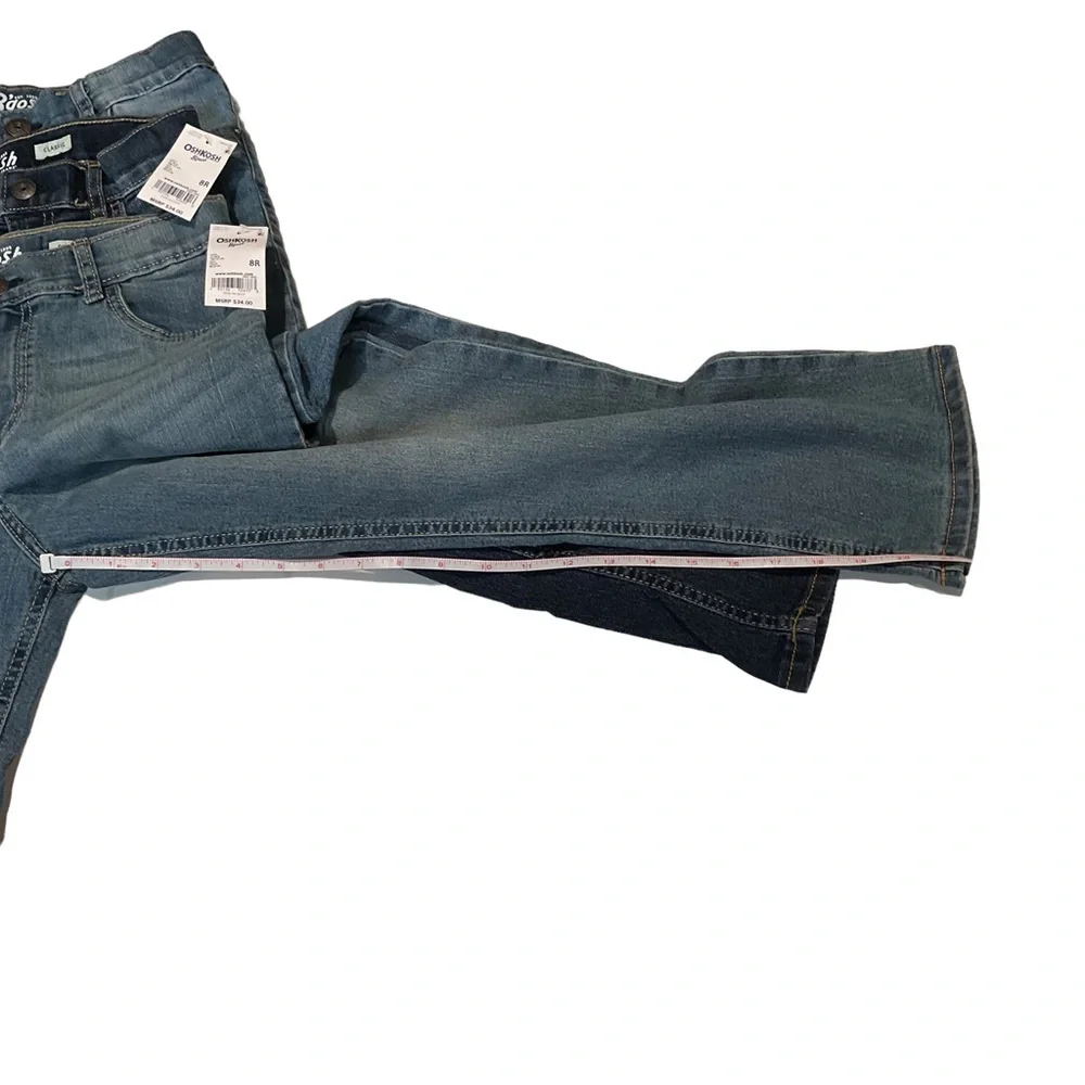 Osh kosh b gosh boys classic straight jeans BUNDLE all 3 size 8A - Picture 15 of 15